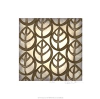 Classical Leaves III Framed Print