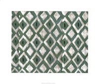 Silk Road Ikat I Framed Print