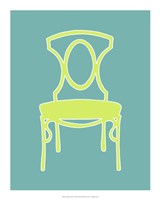 Graphic Chair I Framed Print