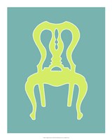 Graphic Chair II Framed Print