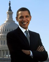 Barack Obama - Portrait (Style B) Fine Art Print