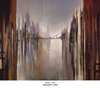 Bridges and Towers by Gregory Lang - 40" x 35"