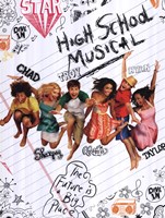 High School Musical 2 (sketchbook) Framed Print