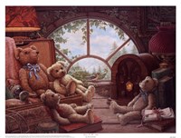 Bears In The Attic by Janet Kruskamp - 17" x 13"