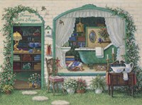 Fancy Bath Shoppe Fine Art Print