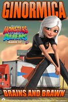 Monsters vs. Aliens, c.2009 - style J Wall Poster