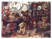 Teddy Bear Workshoppe Fine Art Print