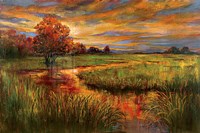 Dusk Fire Fine Art Print