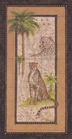 Map With Cheetah Fine Art Print