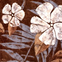 Flowers on Chocolate II Fine Art Print
