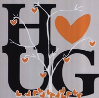 Hug (Fall) by Erin Clark - 12" x 12"
