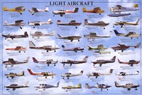 General Aviation - Light Aircrafts - 36" x 24"