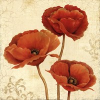 Poppy Bouquet II Fine Art Print