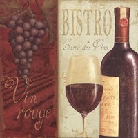 Wine List I Framed Print