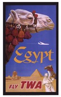Egypt - Fly TWA Fine Art Print