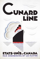Cunard Line - Canada - 10" x 15"