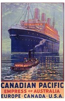 Canadian Pacific - Empress of Australia Fine Art Print