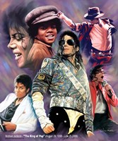 Michael Jackson - The King of Pop Fine Art Print