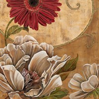 Floral Aura I by Maria Donovan - 12" x 12"