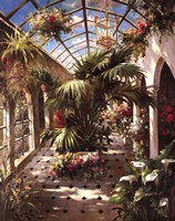 Garden Atrium ll by Vera Oxley - 22" x 28"