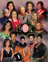 Elegance & Beauty (Alpha Kappa Alpha) Fine Art Print