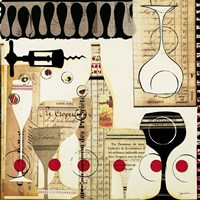 Deco Vino II Fine Art Print