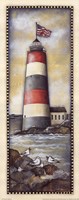 Summer Lighthouse by Lynne Andrews - 8" x 20"