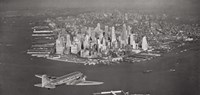 Airplane View of Manhattan Fine Art Print