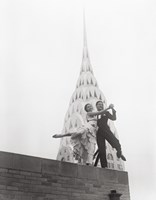 Dancing by the Chrysler Building Fine Art Print