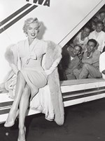 Marilyn Monroe in Airport Fine Art Print