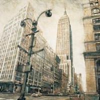 Empire State Building from Madison Ave. Fine Art Print