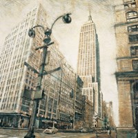 Empire State Building from Madison Ave. Fine Art Print