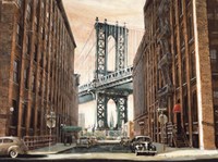 View to the Manhattan Bridge, NYC Fine Art Print