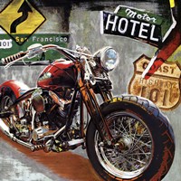 28" x 28" Motorcycle Pictures