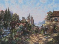 Andernach At The Rhine Fine Art Print