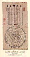 Map of the Main Stars in the Visible Realm, (The Vatican Collection) by Adam Schall Von Bell - 20" x 38"