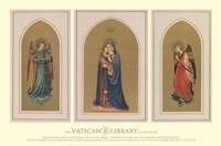 Madonna and Child Triptych, (The Vatican Collection) Fine Art Print