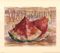 Fruit Stand Watermelon Framed Print