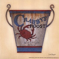 Crabby's Roost by Linda Spivey - 6" x 6"