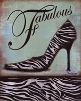 Zebra Shoe - mini Fine Art Print