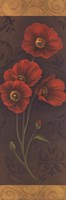 Red Poppy Panel II - mini Fine Art Print
