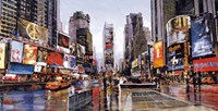 Evening in Times Square Fine Art Print