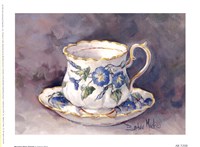 Morning Glory Teacup by Barbara Mock - 8" x 6"