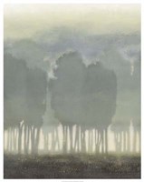 Treeline Haze II Framed Print