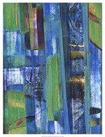 Blue on Blue I Fine Art Print