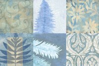 Blue Textures II Fine Art Print