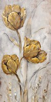 Golden Poppies on Taupe II by Timothy O'Toole - various sizes