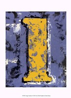 Vintage Numbers I Framed Print