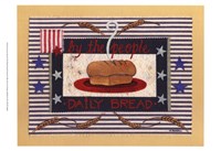 Americanna Bread Framed Print