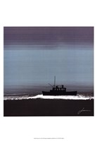 Dusky Sea III Framed Print